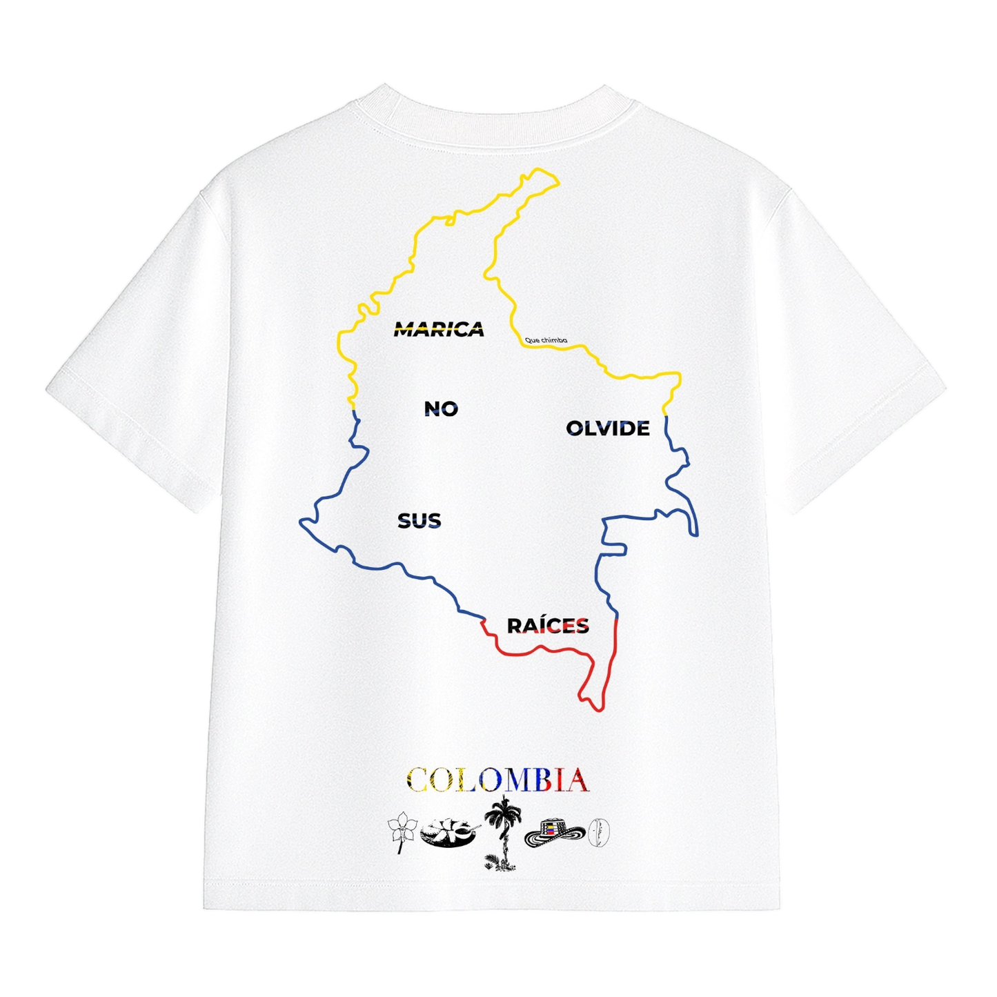 NEVER FOGERT YOUR ROOTS T-SHIRT COLOMBIA