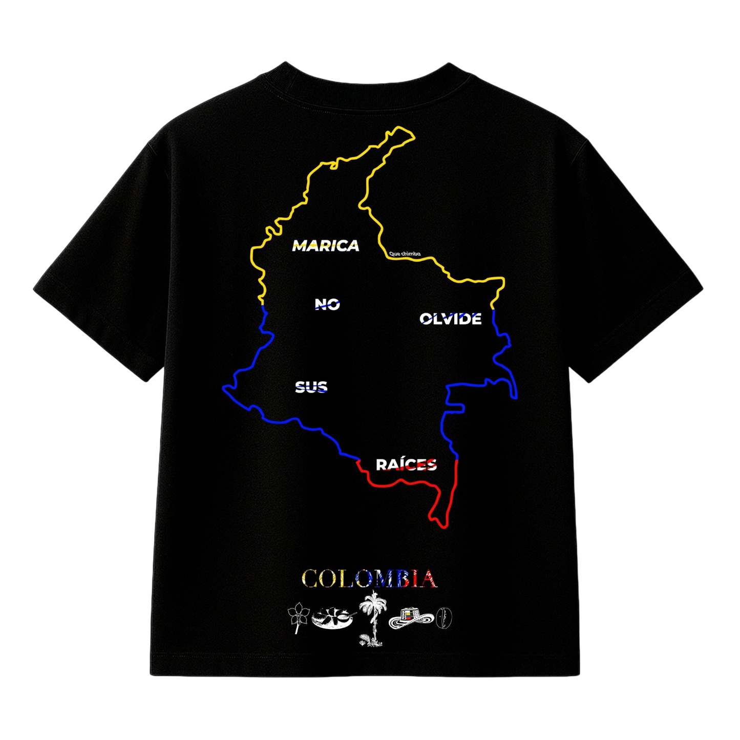 NEVER FOGERT YOUR ROOTS T-SHIRT COLOMBIA