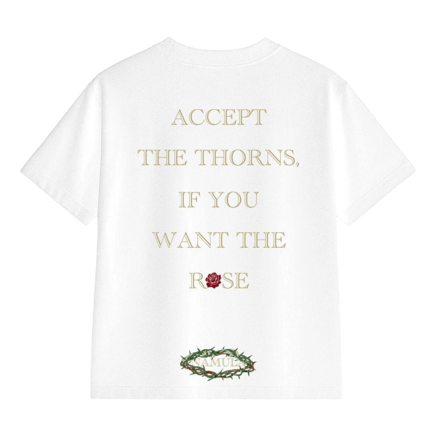 THORNS & ROSES T-SHIRT NEGRA