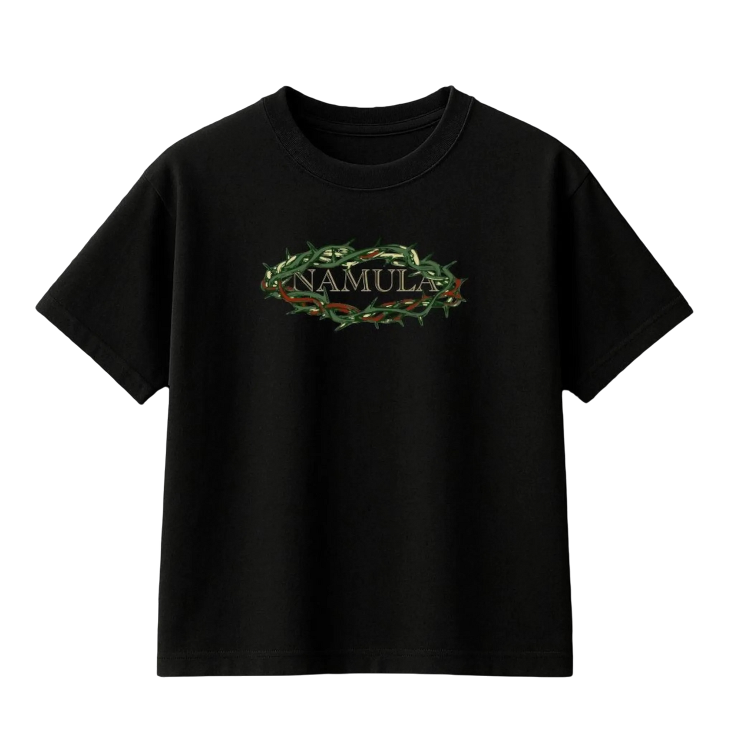 THORNS & ROSES T-SHIRT NEGRA