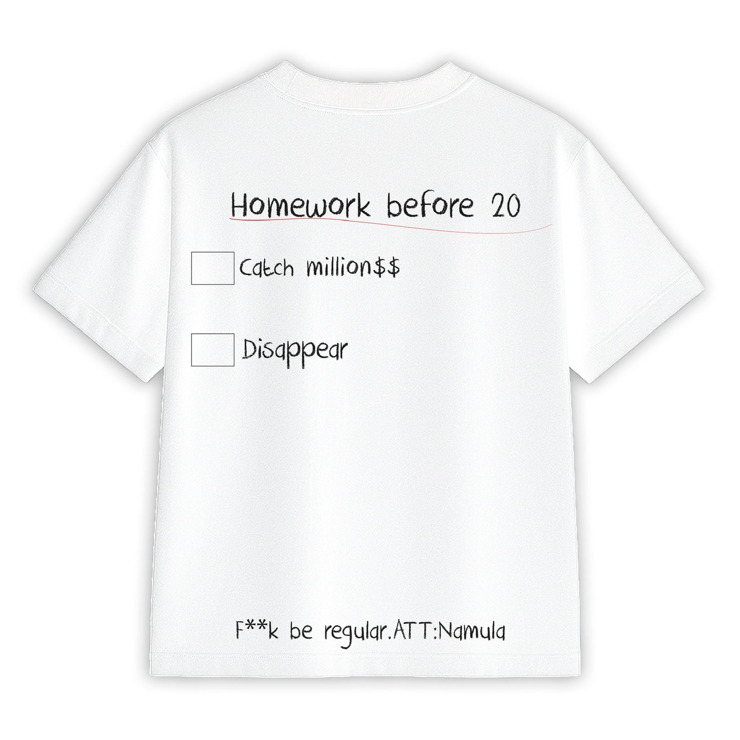 HOMEWORKS BEFORE 20s, 25s, 30s