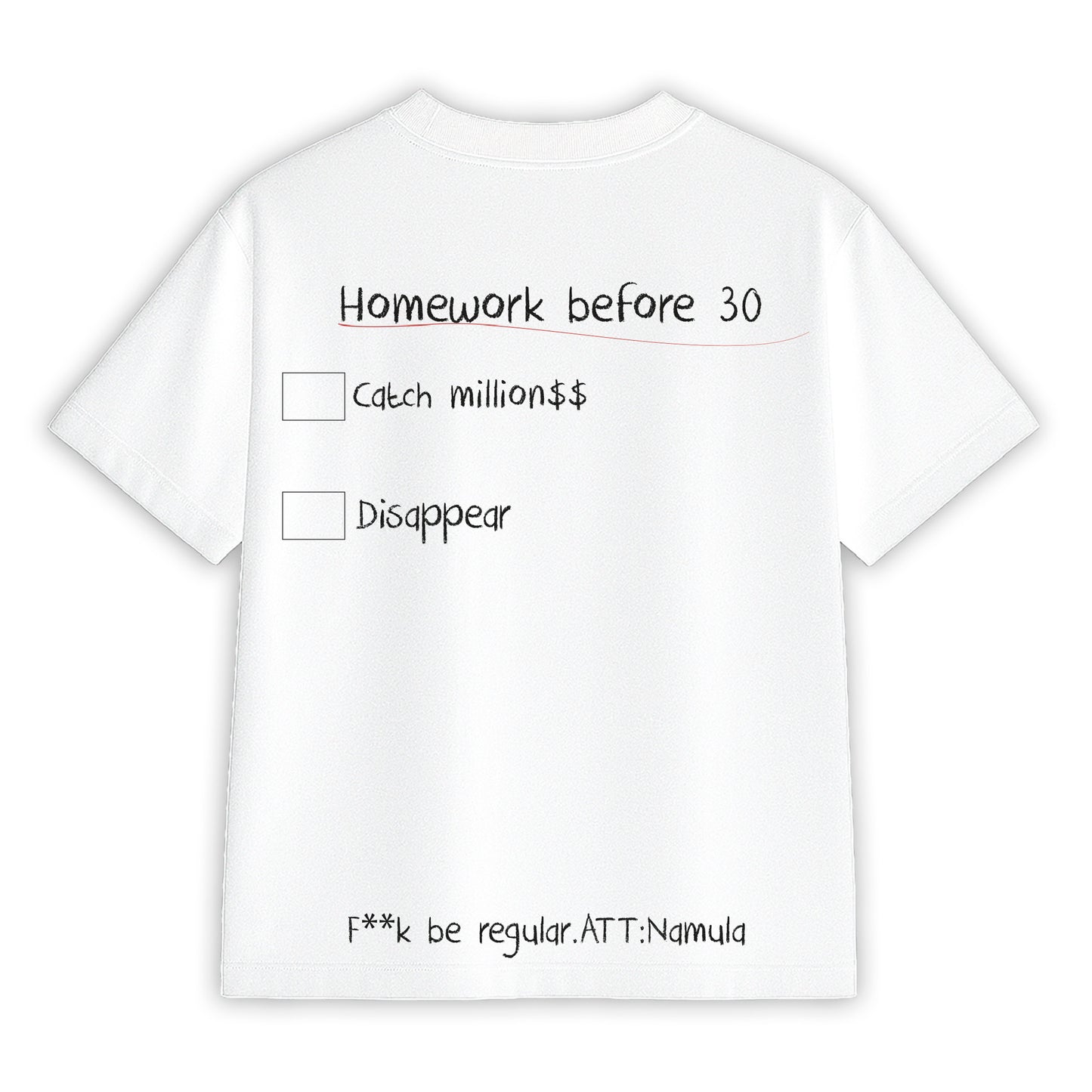 HOMEWORKS BEFORE 20s, 25s, 30s