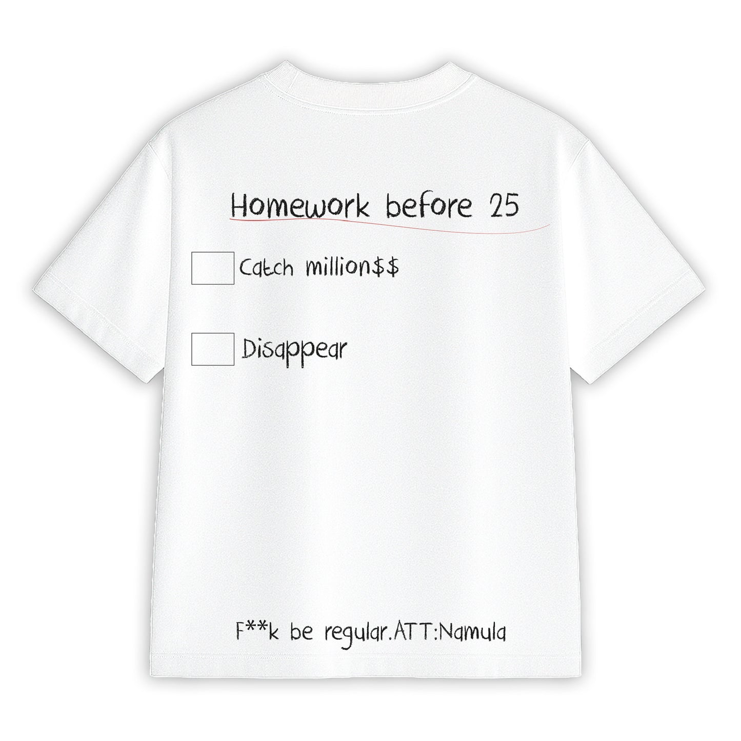 HOMEWORKS BEFORE 20s, 25s, 30s