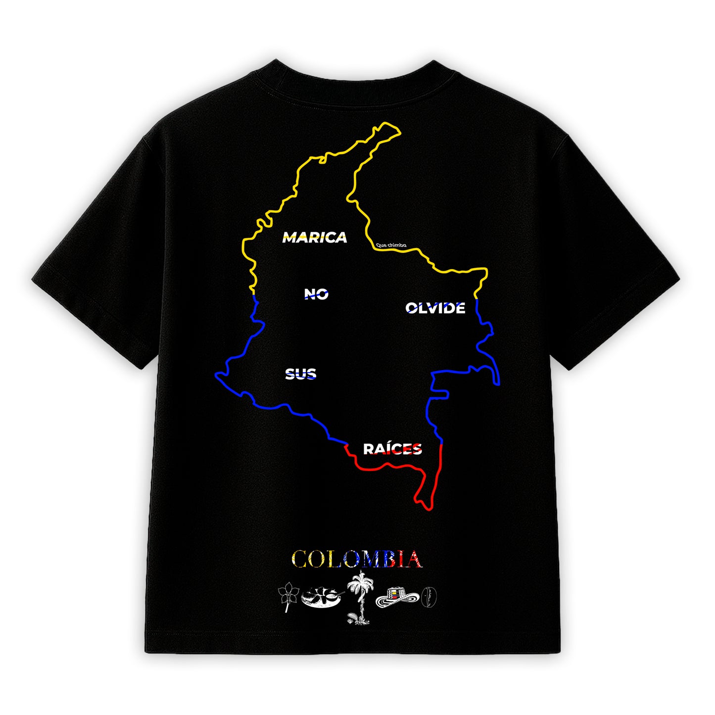 NEVER FOGERT YOUR ROOTS T-SHIRT COLOMBIA