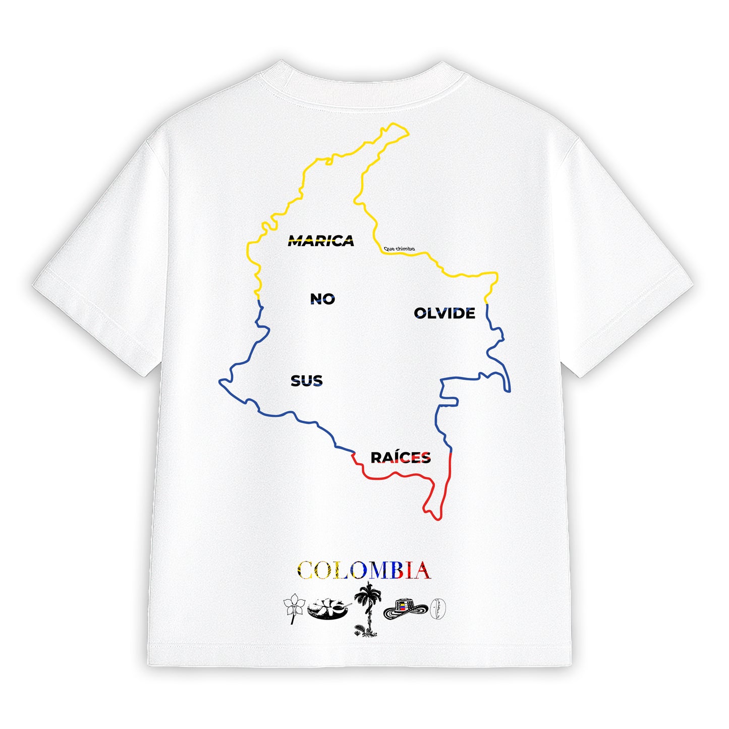 NEVER FOGERT YOUR ROOTS T-SHIRT COLOMBIA