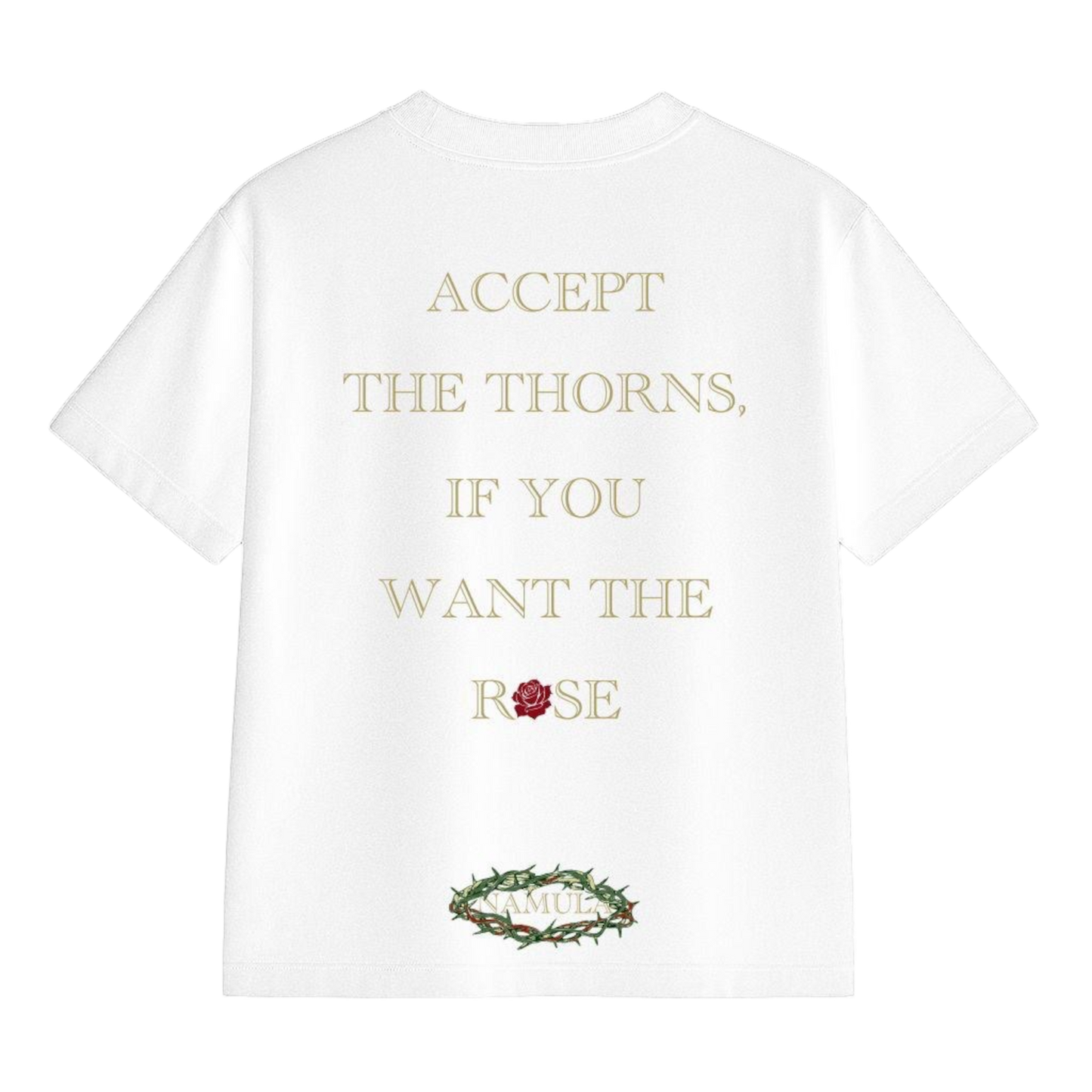 THORNS & ROSES T-SHIRT NEGRA