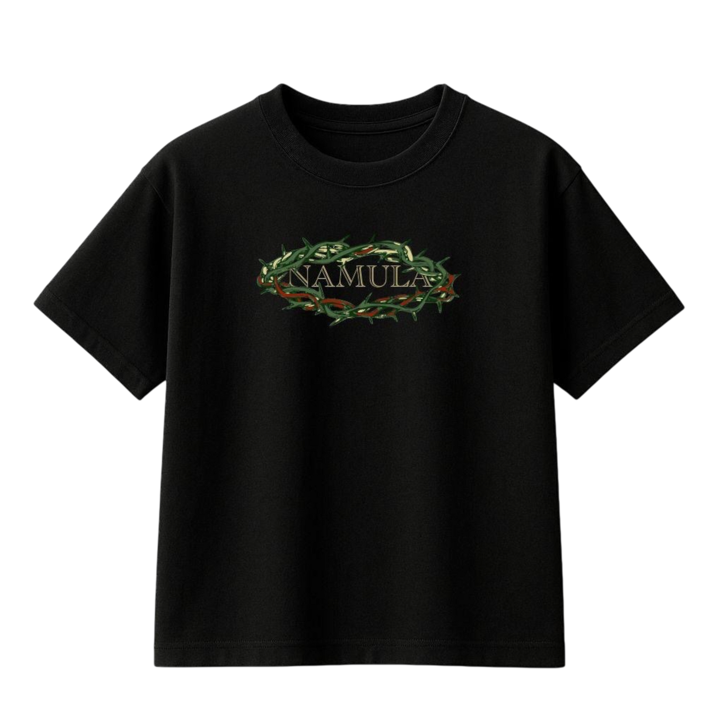 THORNS & ROSES T-SHIRT NEGRA